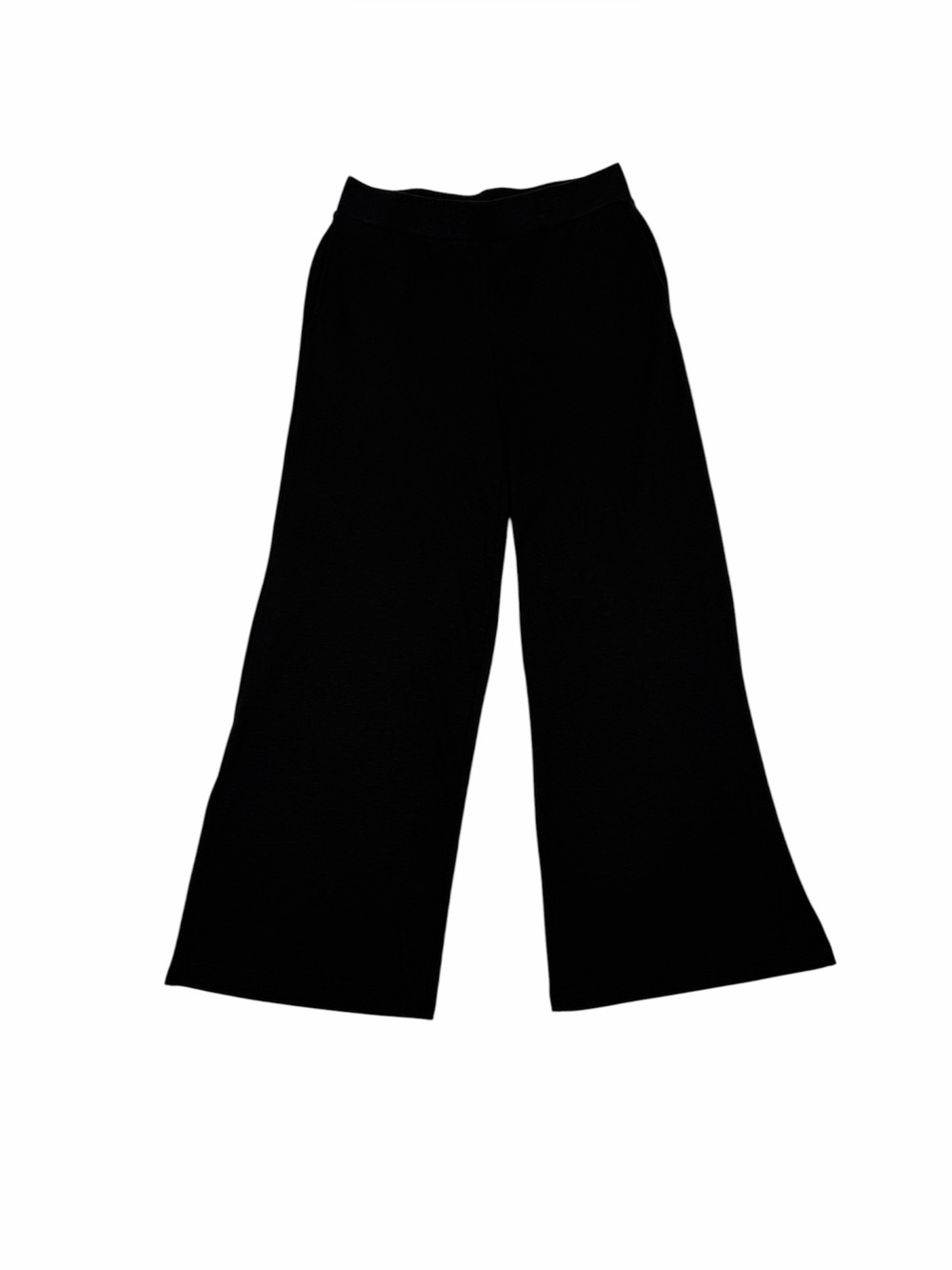 House of Harlow 1960 Revolve Wide-Leg Knit Pants with pockets in black sz SMALL
